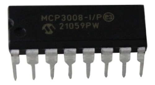 Chip Conversor Analógico Digital Mcp3008 Dip