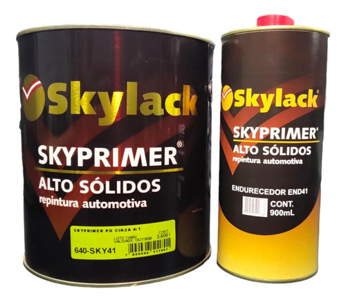 Primer Pu Alto Solido Hs 4x1 Sk41 4,5l Primer + Cat Skylack 