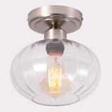 Fivess - Lámpara De Techo Moderna De Cristal Transparente Co