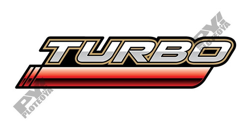 2 Calcos Turbo Compatible Para Toyota Hilux - Ploteoya
