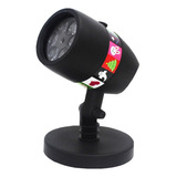 Proyector Navideño Con Forma De Copo De Nieve, Luces Led, 12