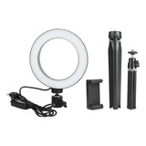 Kit De Lámpara De Cámara Con Anillo De Vídeo Led Regulable D