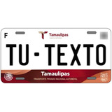 Placas Para Auto Personalizadas Tamaulipas 2023