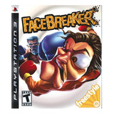 Jogo Ps3 Face Breaker Original Novo E Lacrado