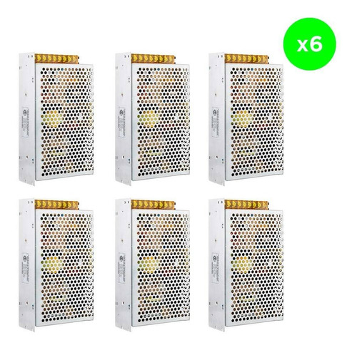 Fuente Switching 12v 20a Reguladas Set 6 Unidades Gadnic