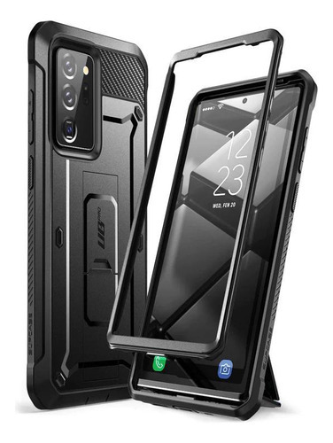 Funda Supcase Unicorn Beetle Pro Para Galaxy Note 20 Ultra, Color Negro