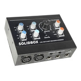 Interface Audio Usb Tecshow Solidbox 4 Entradas Instrumentos