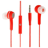 Auricular Motorola Headphones Pace 105 Jack 3.5 Liviano Color Rojo