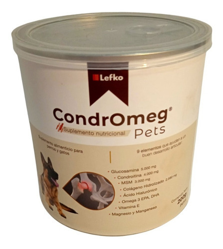 Condromeg - Suplemento Nutricional Perros 200mg