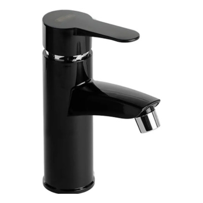 Mezcladora Monomando para Lavabo Aquaway Negro Mate 19cm Cerámico | Envío gratis