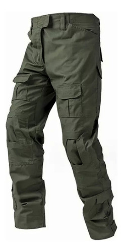 Pantalones Tácticos Impermeables For Hombre Con Rodillera