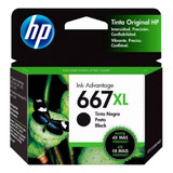 Cartucho Hp 667xl Tinta Negra Original