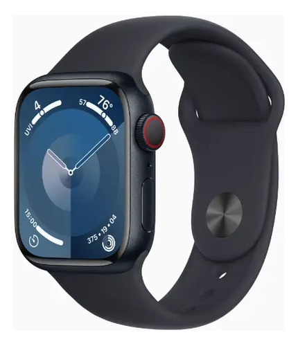 Apple Watch S9 45mm Gps+cell Midnight Anatel 1 Ano Garantia