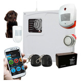Kit Alarma Casa Gsm-1 Sensor Pet-controles-sirenas-batería 