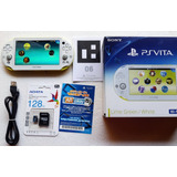 Psvita Slim Edición Limitada Lime Green Como Nueva + 128gb