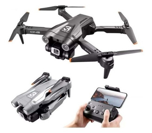 Dron Evita Obstáculos Cámara Dual 4k M005 Con 2 Baterías 