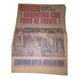Mundial Argentina 78 Diario Popular Argentina - Italia 10/6