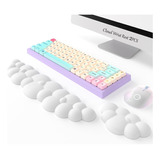 Cloud Wrist Rest 2pcs,reposamuñecas Con Memoria De Alta-2024