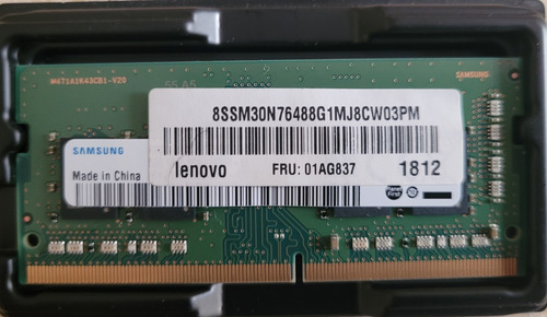 Lenovo 01ag837 Ram Original 8gb Ddr4 2666 Sodimm