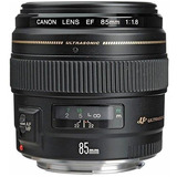 Canon 2519a012aa Ef 85 Mm F - 1.8 Usm Teleobjetivo Le, Negro