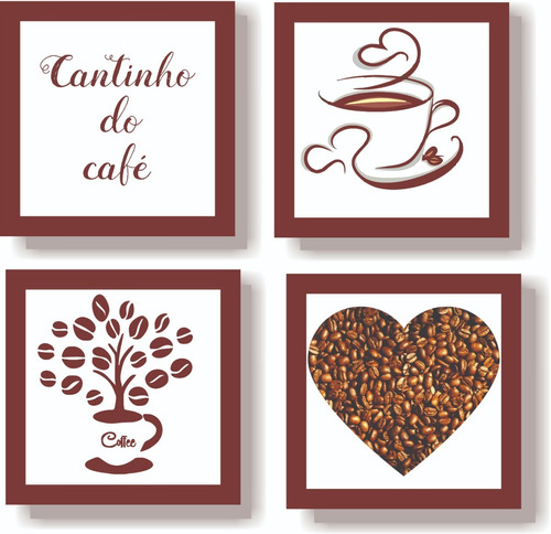 Placas Decorativas Cozinha Cantinho Do Café