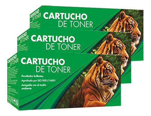 Pack 3 Toner Ce285a Generico 85a 35a 36a M1132 P1102w 