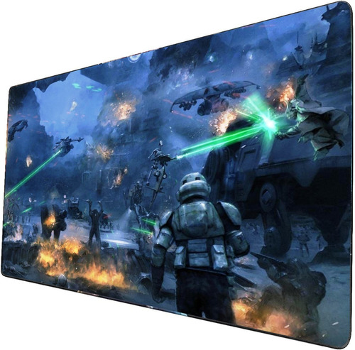 Mouse Pad Largo Artistico Ejercito Guerra Star Wars 40x90cm