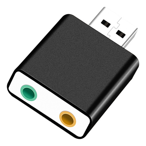 1 Pieza Tarjeta De Sonido Usb 7.1 Adaptador De Audio Para