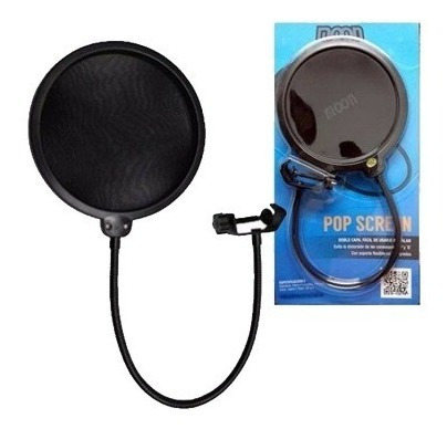 Filtro Antipop Para Microfono Estudio Grabacion Moon Mps01