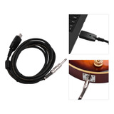 Cable De Audio/guitarra Usb Usb, Guitarra Eléctrica, Audio M