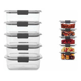 Rubbermaid Brilliance Contenedor De Almacenamiento De Alimen