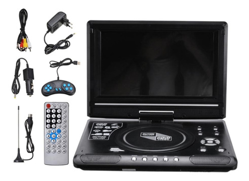 Dvd Portátil Tela Lcd 7.8 ,carro, Casa, Mp3, Cd, Fm E Jogos 