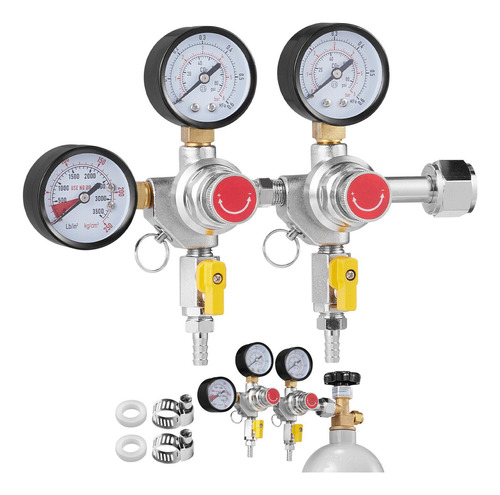 Regulador De Co2 Vevor Cga320 Con Válvula De Retención