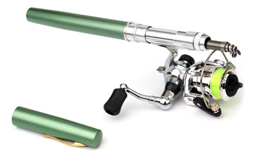 Kit De Canetas Telescópicas Pole Combo Reel Mini Rod Fishing