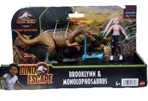 Jurassic World Set Brooklynn Y Dinosaurio