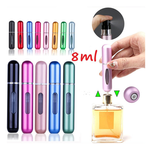 3 Perfumeros Recargables 8ml - mL a $1788