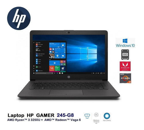 Hp Gamer 245-g8 Ryzen-3 3250u 12gb 128gb+1tb 14hd Radeon 2gb