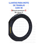 Llanta 3.00-18 Premium 6 Capas Para Motos Dw Trabajo Rin 18