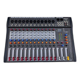 Mesa De Audio Profissional 12 Canais Briwax Gf-6191