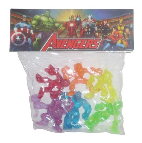 Vengadores - Set De 6 Muñecos - Figura De Juguete Boolteg