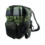 Caixa De Pesca Mochila Jogá Fishing Box Camuflada