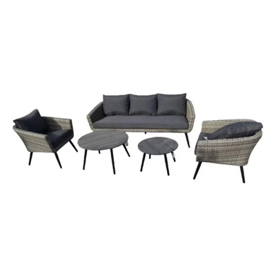 Juego De Living Exterior Cancún De Aluminio | Mismo precio en cuotas