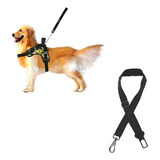 Peitoral Coleira Para Caes Pet Dog Com Cinto P/ Carro Viagem