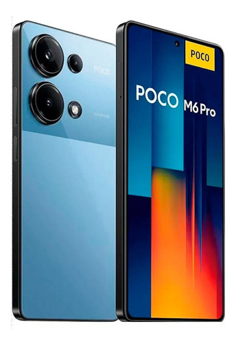 Smartphone Xiaomi Poco M6 Pro Dual Sim 256 Gb Azul 8 Gb Ram