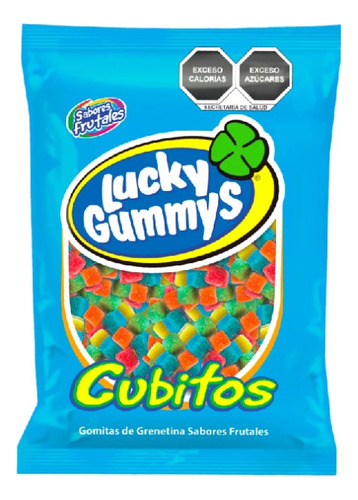 Gomitas Lucky Gummys Cubitos Bolsita De 100 Grs
