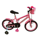 Bicicleta Infantil Aro 16 Menina Adesivos Diversos + Brindes