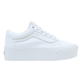 Tenis Vans Plataforma Doble Old Skool White Vn0a7q5mw00