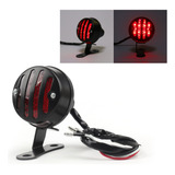 Luz Trasera Grill Brake Stop Running Para Harley Cafe Racer