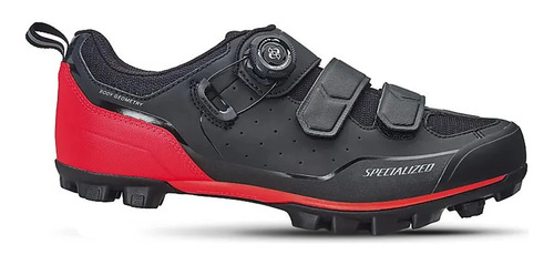 Sapatilha Specialized Ciclismo Mtb Comp 43 Eu Preto Vermelho