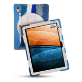 Teknet Funda Correa Para iPad 10 Gen 10.9 2022 Rudo Case Color Azul Colores